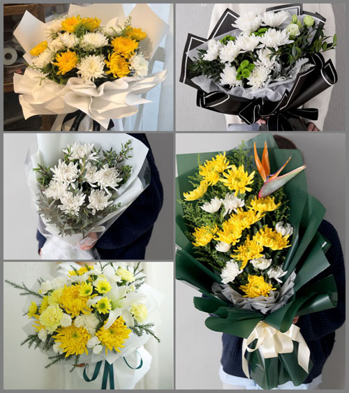 河南信阳息县曹黄林镇白事花束代送